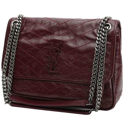 ysl niki burgundy|saint laurent niki handbags.